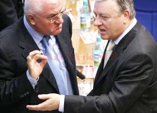 Mitică Dragomir alături de Mircea Sandu