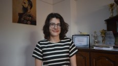 Erminia Petra Popa, eleva cu media 10 la evaluarea națională de la Colegiul Național „Carol I“ din Craiova (Foto: Traian Mitrache)