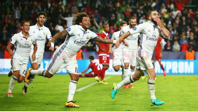 Dani Carvajal a făcut diferenţa în meciul cu Sevilla din Supercupa Europei (foto: uefa.com)
