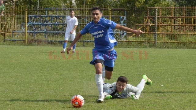 Alex Fotescu a făcut diferenţa în partida de la Slatina (foto: Alexandru Vîrtosu)