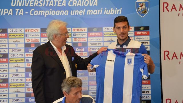 Kelic și-a ales tricoul cu numărul șase (foto: Alexandru Vîrtosu)