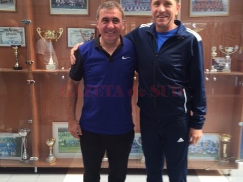 Gică Hagi i-a făcut o vizită lui Paul Răducan, la Academia „Gică Popescu”