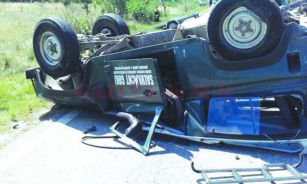 Maşina de teren era folosită în intervenţiile de salvare ale Salvamont