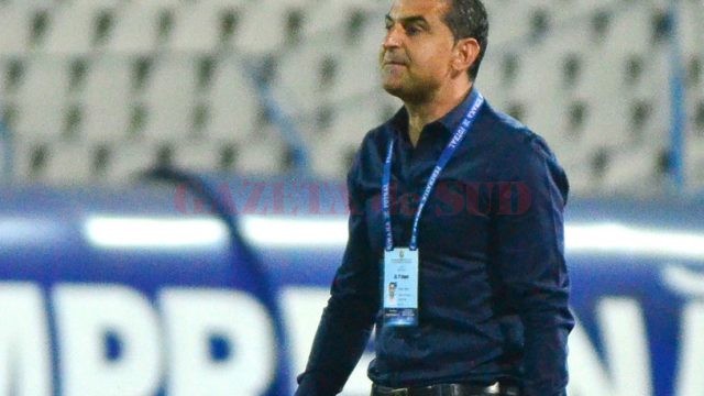 Jerry Gane şi-a condus echipa spre un rezultat bun la Arad (foto: prosport.ro)