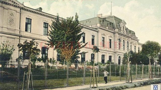 Gimnaziul fiilor de militari D.A. Sturdza, ulterior denumit Liceul Militar „D.A. Sturdza“ (Foto: Facebook: Craiova de ieri)