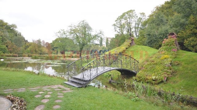 Unul dintre podurile din Grădina Botanică