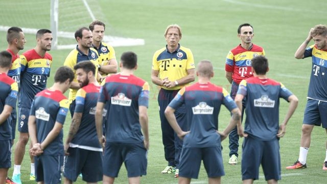 România, la primul joc sub comanda lui Daum (Foto: libertatea.ro)