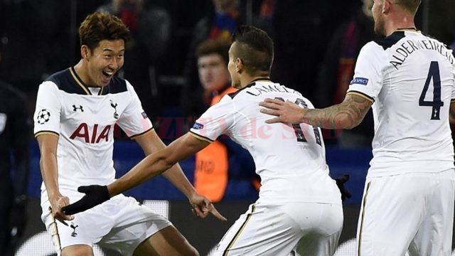 Son a marcat un gol de trei puncte pentru Tottenham în jocul cu ȚSKA Moscova (Foto: uefa.com)