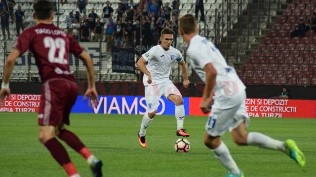 Vătăjelu şi colegii săi au obţinut un punct la Cluj (Foto: csuc.ro)