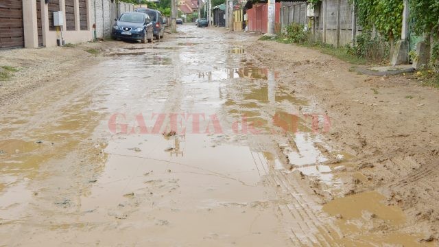 Strada Parângului din cartierul Bariera Vâlcii 