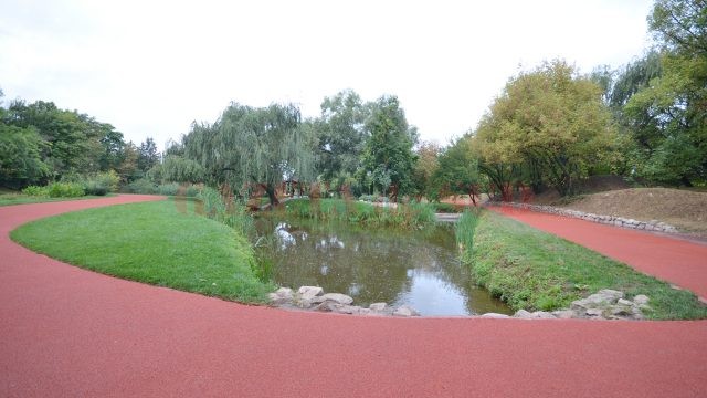 Pista de alergare din Grădina Botanică (Foto: Traian Mitrache)