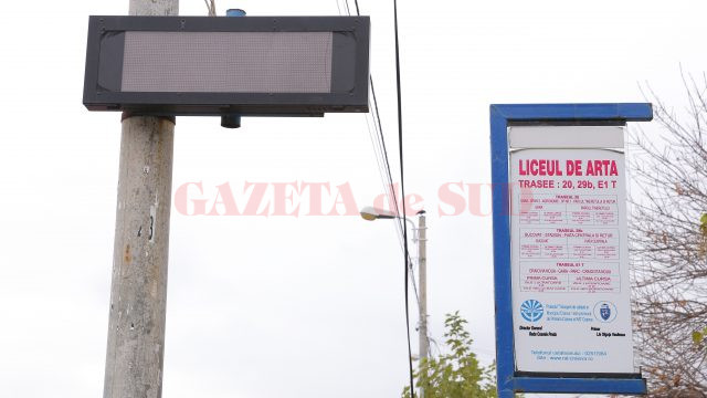 Stația de la Liceul „Marin Sorescu“ (Foto: Lucian Anghel)