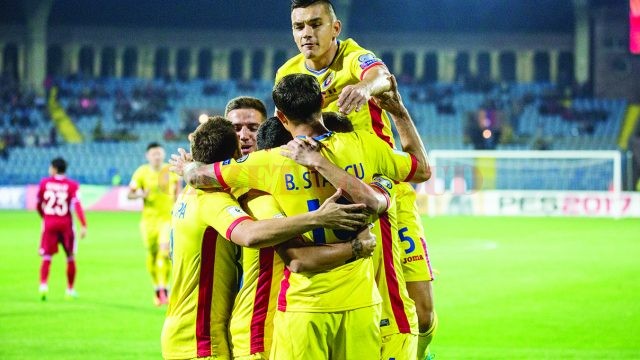 Naţionala României are una dintre cele mai bune ofensive în acest început de preliminarii, cu şase goluri marcate şi doar unu primit (Foto: frf.ro)