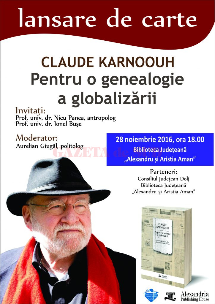 Lansare Claude Karnoouh_CRAIOVA_2016