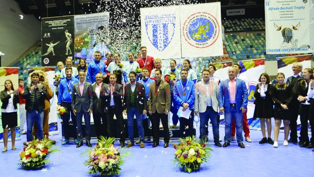 Spadasinii români au dominat competiţia de la Craiova, acaparând podiumul (Foto: Daniela Mitroi-Ochea)