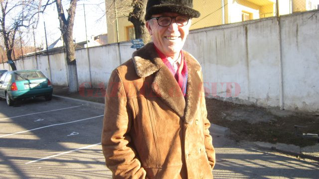 Costică Bălăceanu spune că a votat pentru viitorul copiilor și nepoților (Foto: Carmen Rusan)
