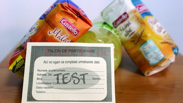 Produsele oferite recompensă și talonul de participare la „prezentarea medicală“