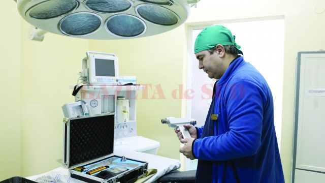 Clinica ORL a Spitalului Judeţean de Urgenţă Craiova a primit în primăvara acestui an un aparat important, donat de Top Gel și Fundația Gazeta de Sud (Foto: arhiva GdS)