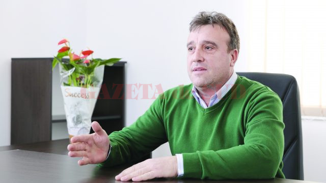 Costel Pistriţu, primarul municipiului Băileşti (Foto: Lucian Anghel)