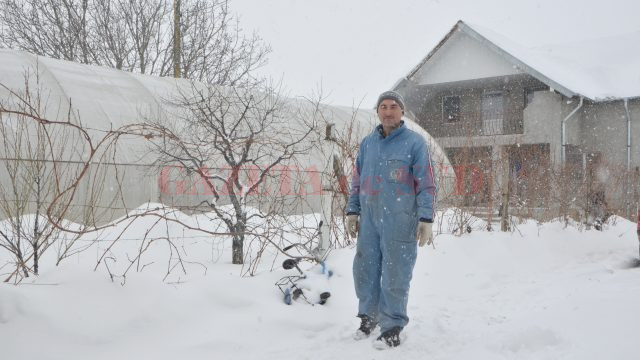 Alin Șalău livrează legume din solariile sale în supermarketurile din Oltenia (Foto: Bogdan Grosu)