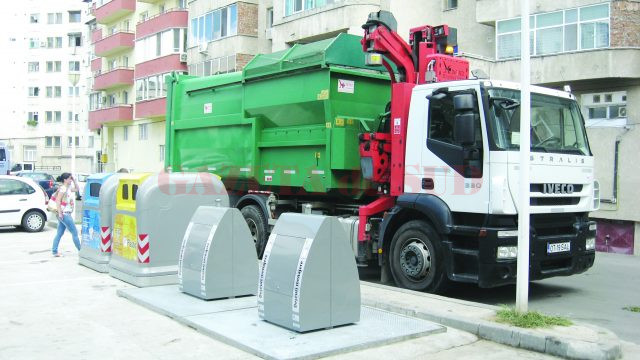Containerele îngropate de la Craiova ar trebui să arate precum cele de la Slatina (foto) (Foto: arhiva GdS)