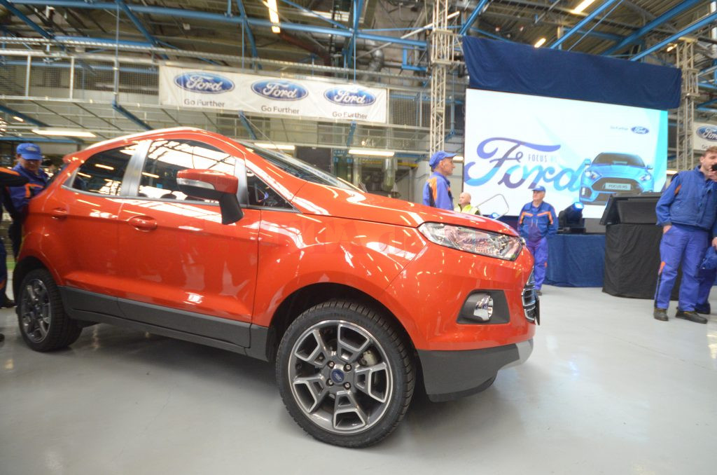 Ford le acordă angajaților zile libere după Paște, pentru a pregăti linia de asamblare pentru noul model EcoSport (Foto: Arhiva GdS)