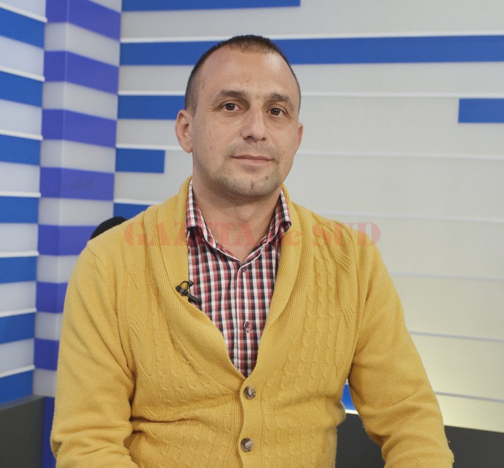 Florin Matei, managerul și administratorul firmei Garda Blok SRL, spune că cine dorește să atragă fonduri europene și este la început de drum trebuie să înceapă cu proiecte mici (Foto: Bogdan Grosu)