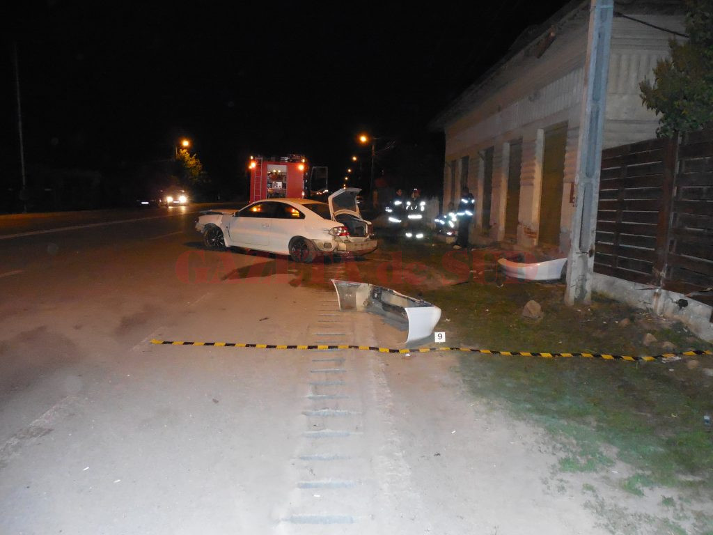 Un tânăr de 25 de ani a fost rănit grav în urma accidentului provocat de gorjeanul de 37 de ani