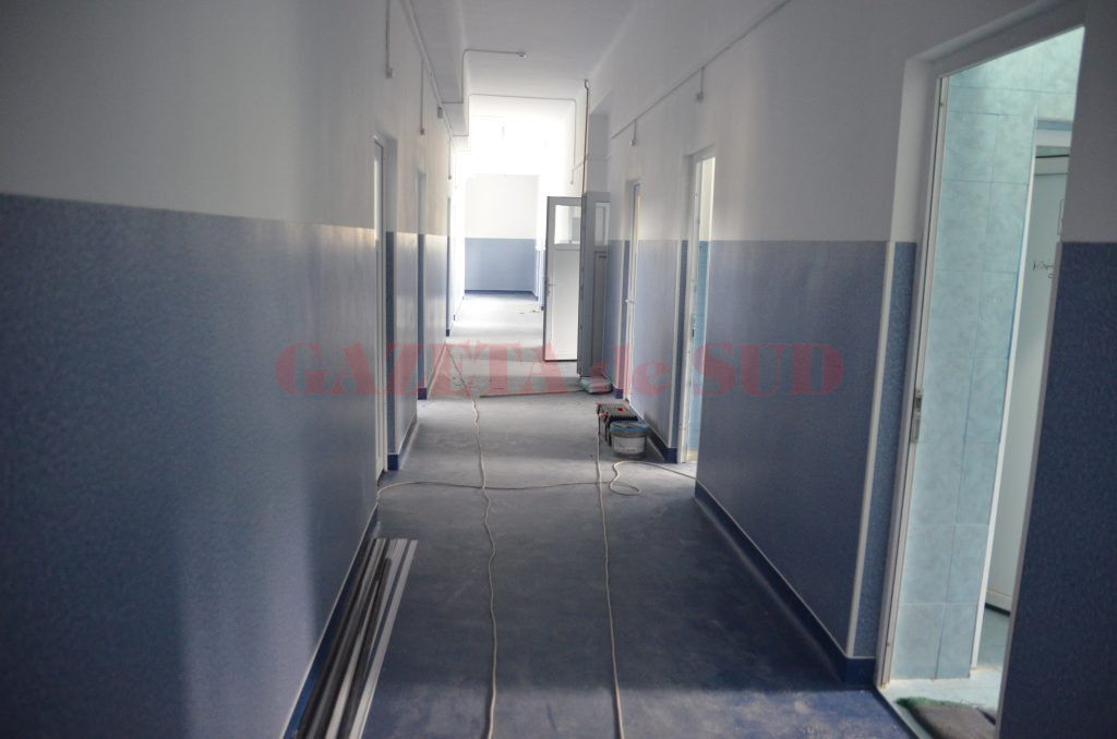 O parte din spital se află în renovare (Foto: Claudiu Tudor)