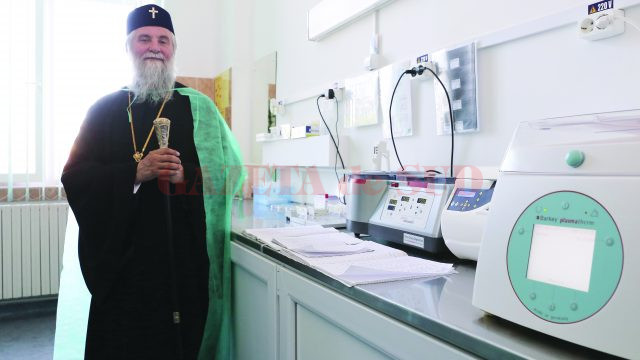 Spitalul Municipal „Filantropia“ Craiova a fost dotat cu un aparat performant pentru dezghețarea plasmei și încălzirea sângelui (Foto: Bogdan Grosu)