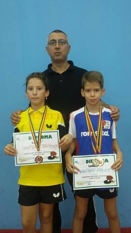 Antrenorul Liviu Nicoli este mulţumit de rezultatele sportivilor Carmina Găman şi Patrick Anghel