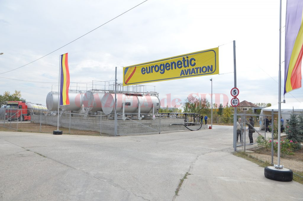 Stația de kerosen care va deservi Aeroportul Internațional Craiova (Foto: Claudiu Tudor)