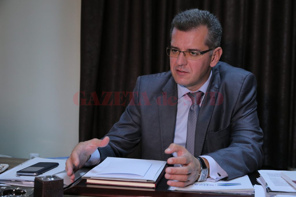 Florin Stancu, directorul general al Direcţiei Generale de Asistenţă Socială şi Protecţia Copilului (DGASPC) Dolj (Foto: Lucian Anghel)