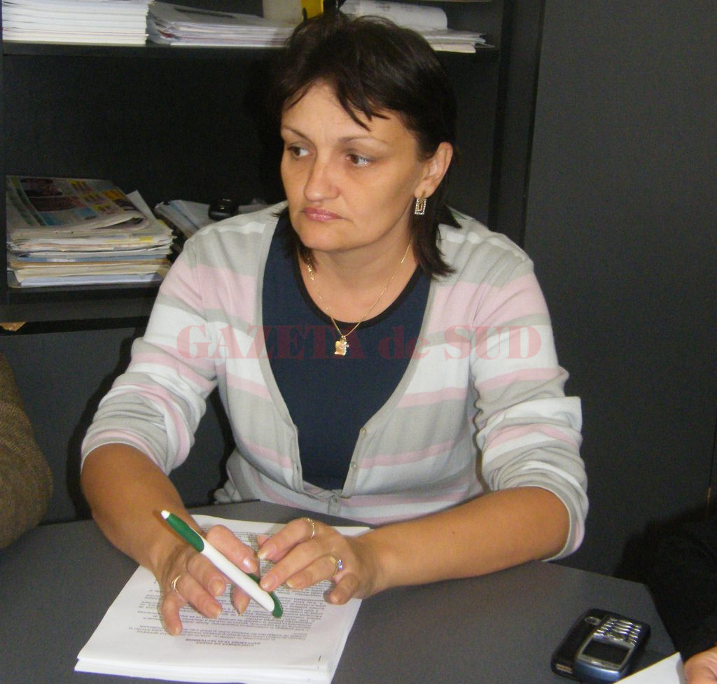 Elena Piţian, purtătorul de cuvânt al DSP Gorj