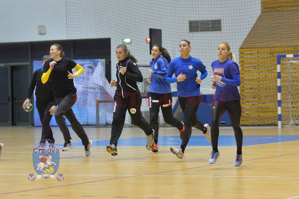 Handbalistele craiovene s-au pregătit intens pentru meciurile următoare (foto: SCM Craiova Handbal Oficial)