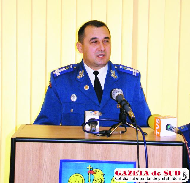 Şeful Inspectoratului de Jandarmi-Lt. col. dr. Constantin Florea