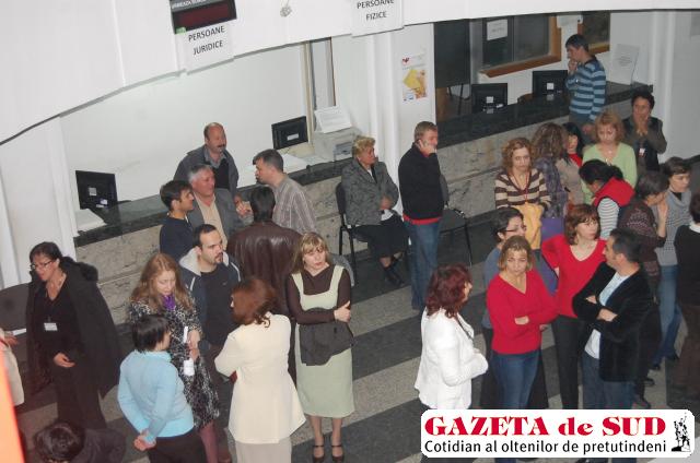 Activitatea DGFP Dolj a fost blocată din cauza protestului spontan