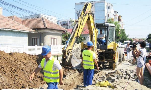 Lucrări pe Masterplanul de apă 