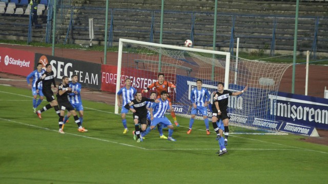 Craiova a cedat pe final, încasând gol după un corner