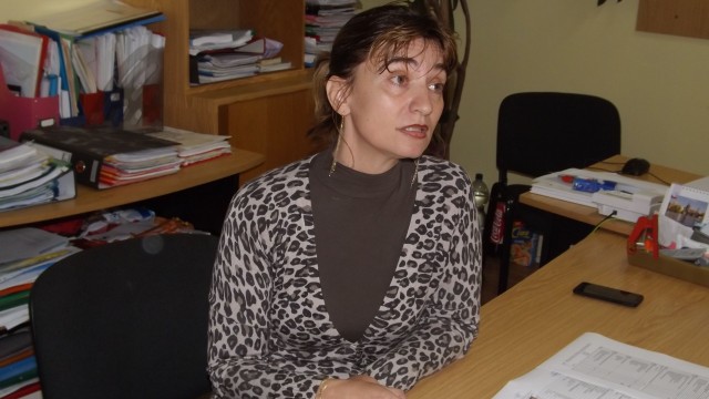 Mirela Stoinel, directoarea Liceului Teoretic „Traian Lalescu“