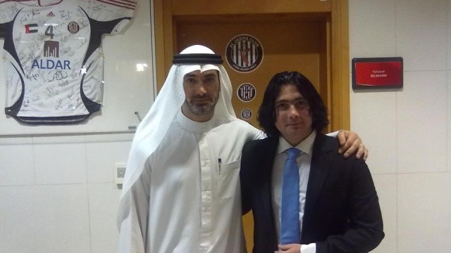 Robert Cristian Trif (dreapta) ar putea fi patron de club în Dubai