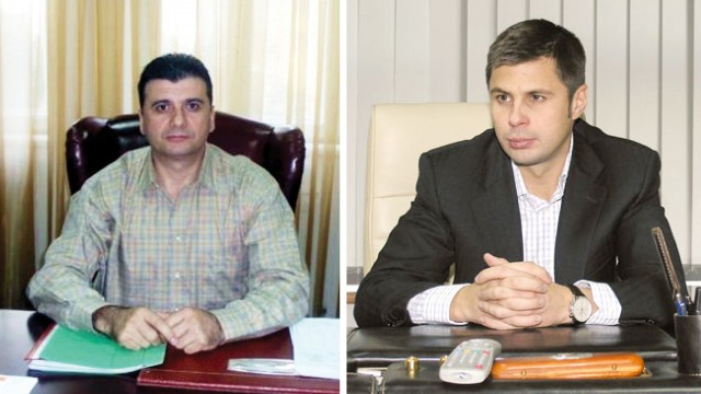 Maricel Păcuraru (stânga) şi Mihail Toader, condamnaţi în dosarul privind poliţele de asigurare pentru angajaţi, în care prejudiciul este de peste patru milioane de euro