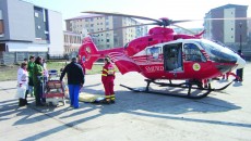 Şi elicopterul SMURD din Craiova se poate ridica de la sol. (Foto: Arhiva GdS)