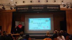Sabin Cornoiu, şeful Salvamont Gorj, a prezentat modul de organizare a activităţii de salvare în România şi modul de salvare pe pârtiile de schi
