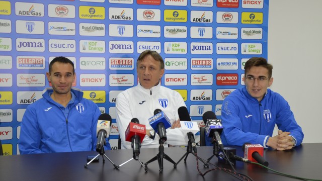 Thaer Bawab, Emil Săndoi și Bogdan Vătăjelu cred că CSU va obține victoria în meciul cu Steaua (foto: Alexandru Vîrtosu)