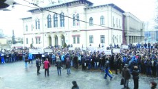 Minerii din Gorj vor protesta din nou în Piaţa Prefecturii din Târgu Jiu