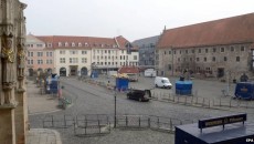Piaţa din centrul oraşului german Braunschweig a fost închisă de poliţie, în urma unei ameninţări cu privire la comiterea unui atac (Foto: bbc.co.uk)