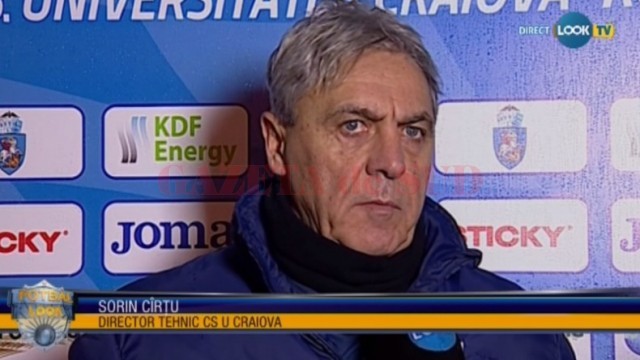 Sorin Cârţu, pus pe glume după victoria cu Petrolul (foto: Look TV)