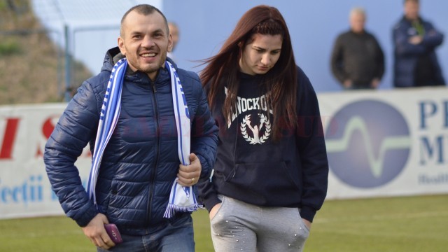 "Pitbull" Atodiresei a susţinut-o pe CS Universitatea Craiova în meciul cu Gaz Metan Mediaş (Foto: Alexandru Vîrtosu)