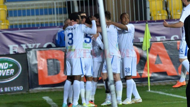 Alb-albaştrii au făcut un meci foarte bun pe terenul "lupilor galbeni" (foto: csuc.ro)